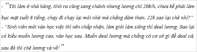 sinh viên làm thêm trả lương bao nhiêu là hợp lý, được - mất ra sao