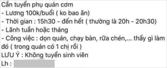 sinh viên làm thêm trả lương bao nhiêu là hợp lý, được - mất ra sao