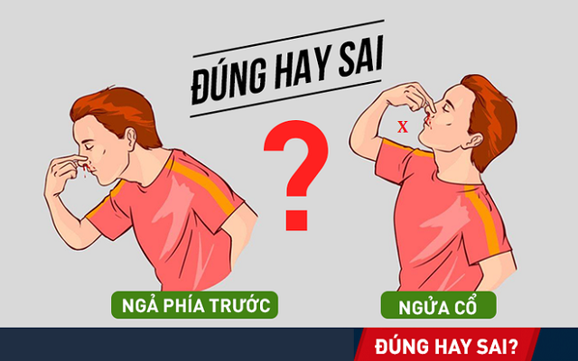 sơ cứu khi khách bị chảy máu cam
