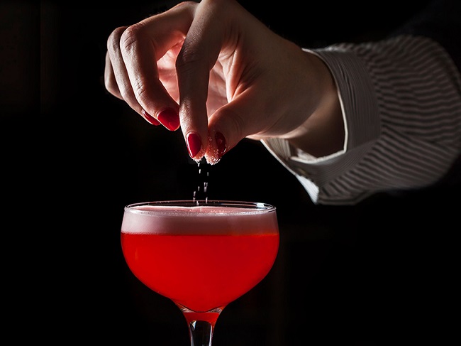 sử dụng muối trong pha chế cocktail