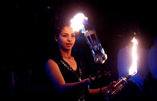 tai nạn có thể gặp phải khi trình diễn flair bartending