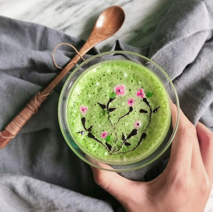 tạo hình latte art siêu ấn tượng