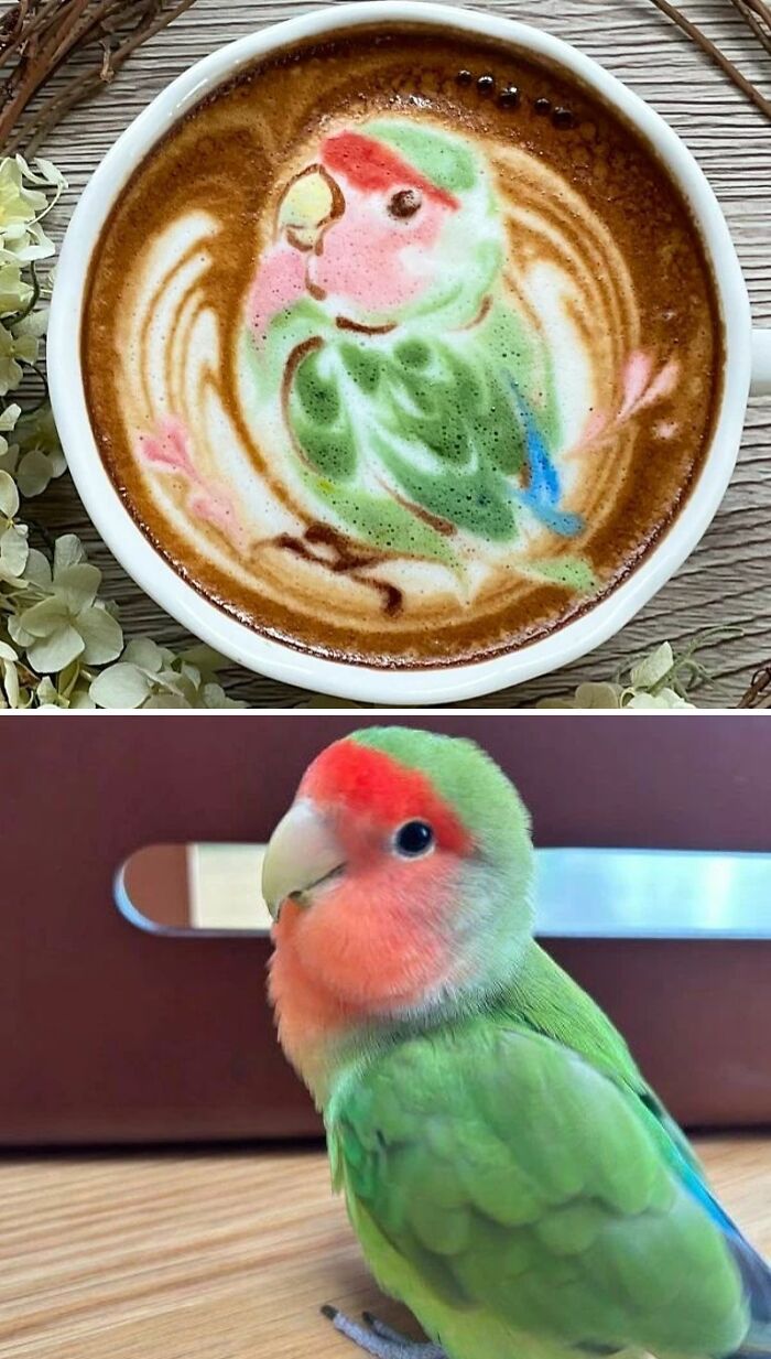 tạo hình latte art siêu ấn tượng
