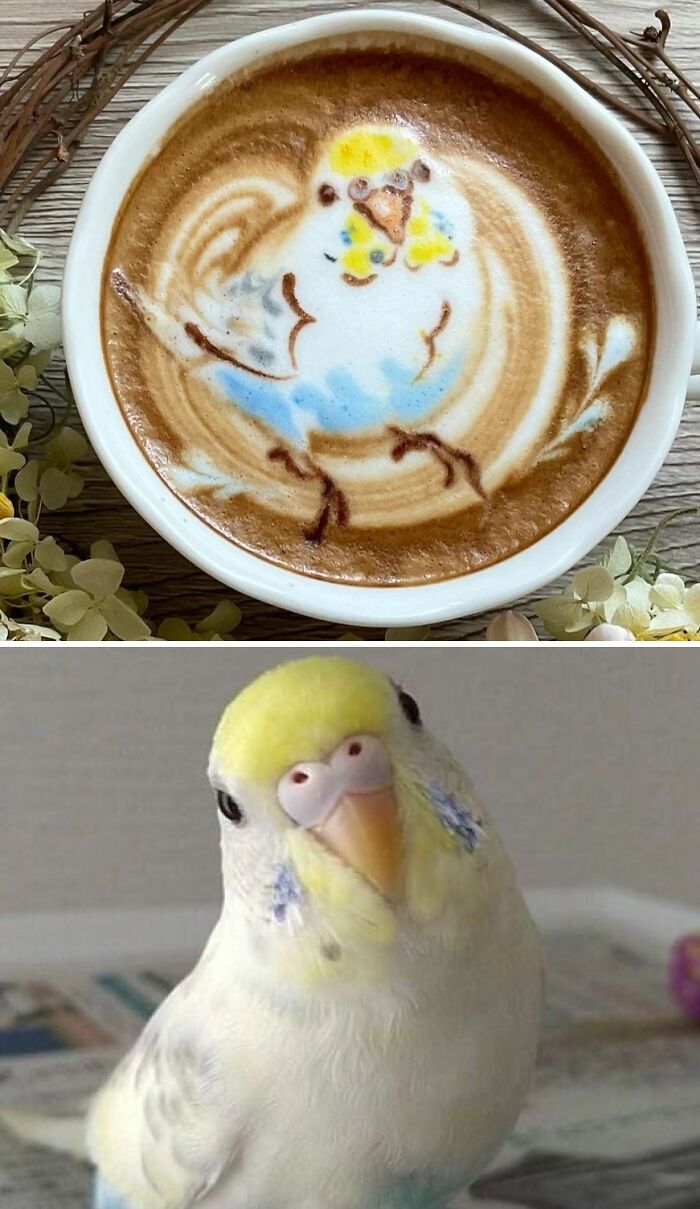 tạo hình latte art siêu ấn tượng