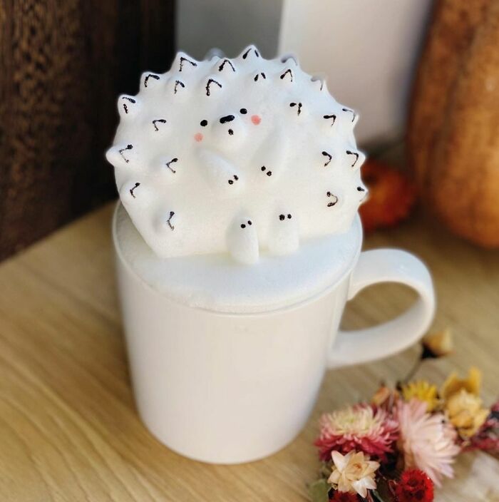 tạo hình latte art siêu ấn tượng