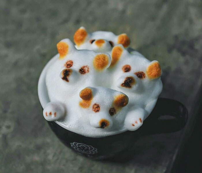tạo hình latte art siêu ấn tượng