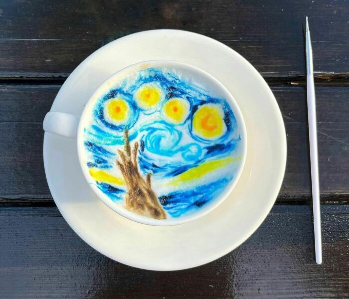 tạo hình latte art siêu ấn tượng