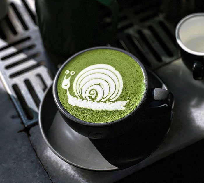 tạo hình latte art siêu ấn tượng