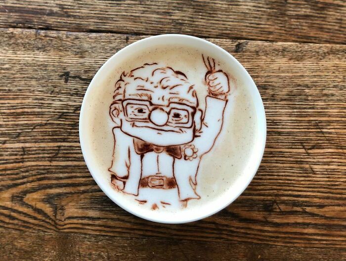 tạo hình latte art siêu ấn tượng