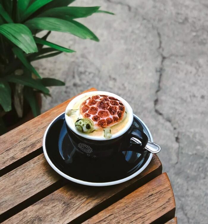 tạo hình latte art siêu ấn tượng