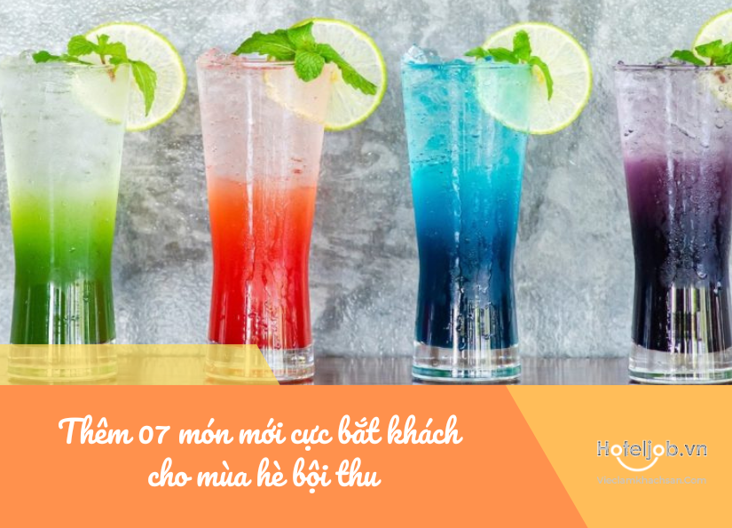 thêm món mới cực bắt khách cho mùa hè bội thu