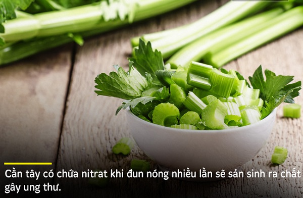 thực phẩm đầu bếp khuyên không nên hâm nóng lại khi ăn