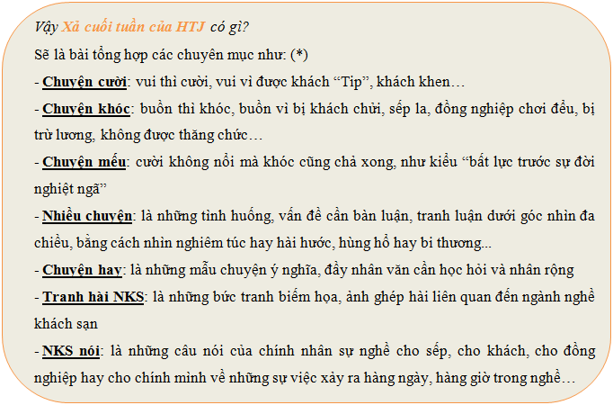 xả cuối tuần - số 01