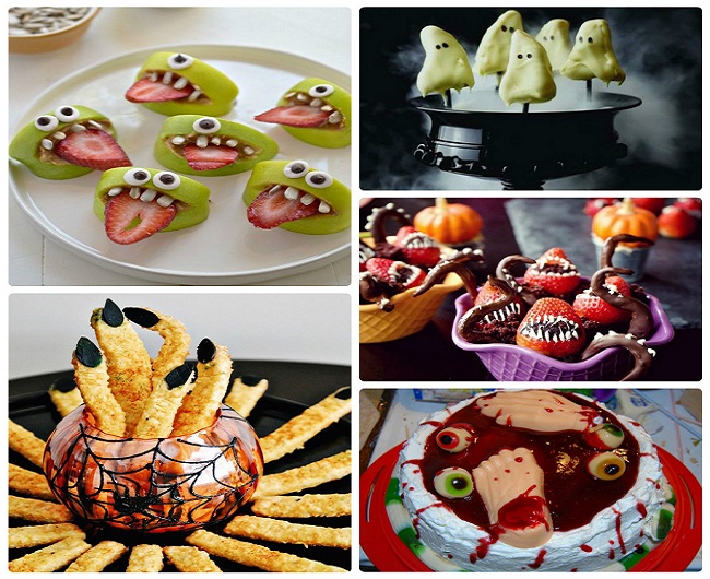 ý tưởng trang trí món ăn chủ đề halloween