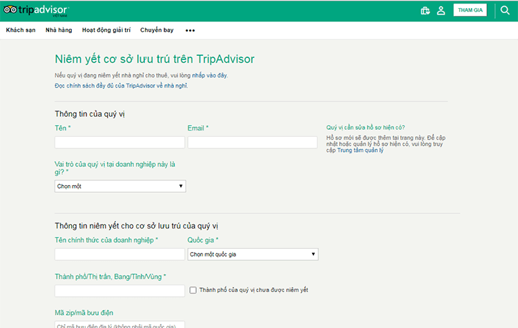 TripAdvisor là gì