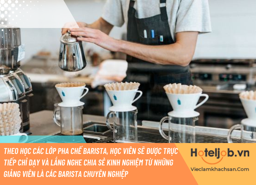 danh sách các trường trung tâm dạy học pha chế barista toàn quốc