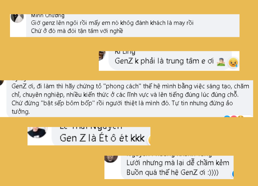 giải oan cho gen z