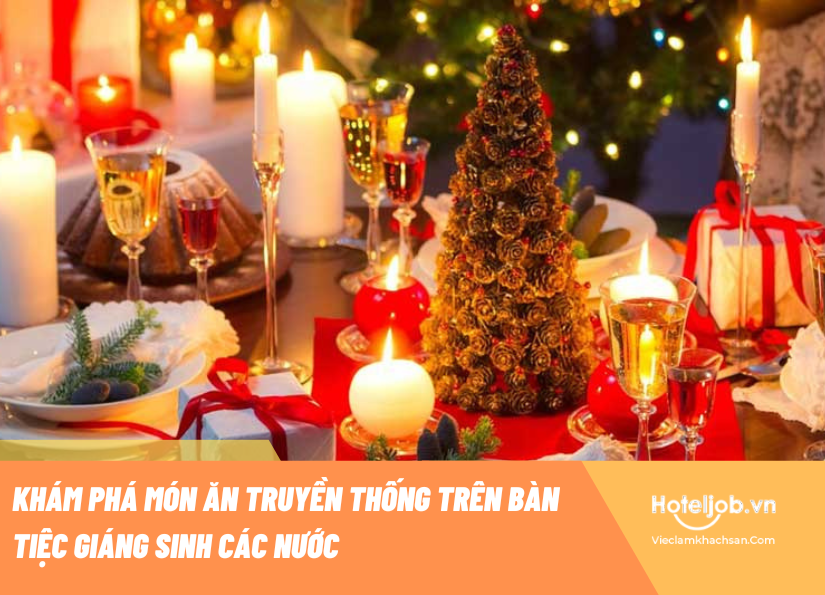 món ăn giáng sinh các nước