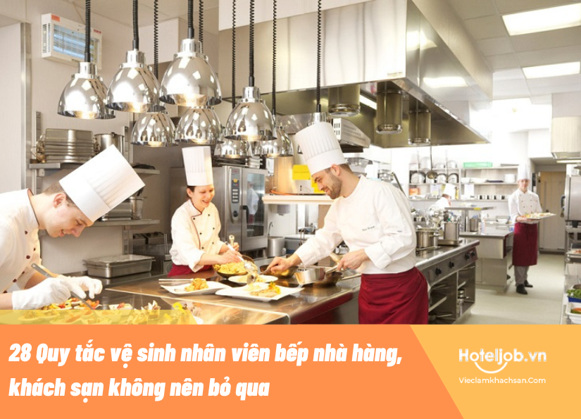 quy tắc vệ sinh nhà bếp