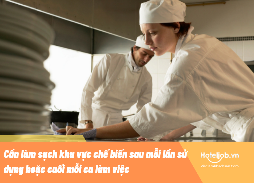 quy tắc vệ sinh nhà bếp