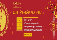 Ngập tràn quà tặng năm mới 2017 và Tết Đinh Dậu với Elaenglish.com.vn