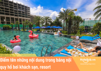 Điểm tên những nội dung trong bảng nội quy hồ bơi Trang Chủ Cổng Game Cá Cược Uy Tín E2 BET, resort