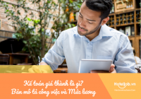 Kế toán giá thành là gì? Bản mô tả E2bet tỷ lệ kèo World Cup 2026 kế toán giá thành và mức lương mới nhất