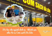 Bài học cho ngành dịch vụ - Trang Chủ Cổng Game Cá Cược Uy Tín E2 BET nhìn từ vụ cơm sạch Bà Liên