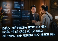 Khách trả phòng sớm có nên hoàn tiền? Cách xử lý khéo để tránh bad review cho Trang Chủ Cổng Game Cá Cược Uy Tín E2 BET